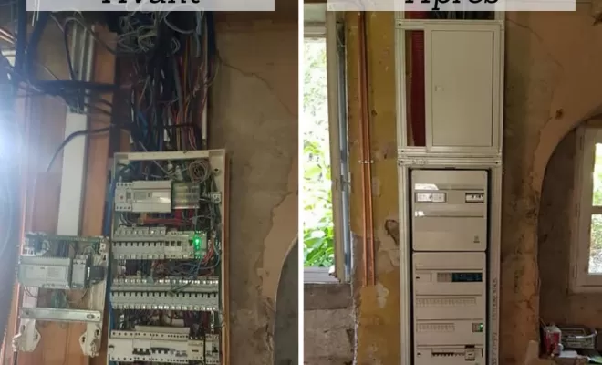 Installation d'armoires électriques, Le Chalon, Bournelec